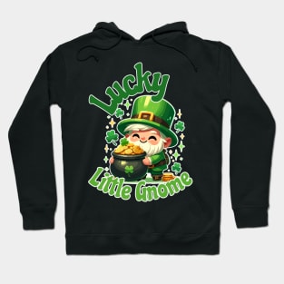 Lucky Little Gnome with Pot of Gold - St. Patrick's Day Hoodie